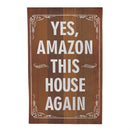 This House Again Humor Moire Flag House
