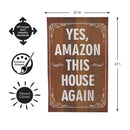 This House Again Humor Moire Flag House
