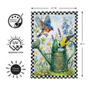 Gardening Birds Moire Flag Garden