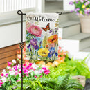 Flower Field Bloom Moire Flag Garden