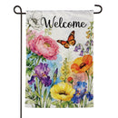 Flower Field Bloom Moire Flag Garden