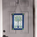 Seaside Retreat Patterned Floral Moire Flag Garden