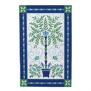 Seaside Retreat Patterned Floral Moire Flag Garden