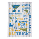 St. Louis Blues 2025  Fall Seasonal Moire Garden Flag