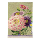 Vintage Cream Florals Moire House Flag