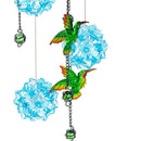 Cottage Garden Solar Mobile, Hummingbird and Flower