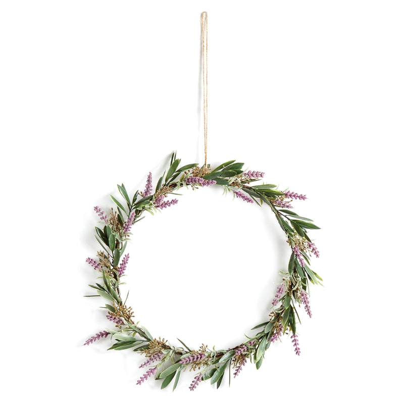 Napa Home Garden, LAVENDER ORNAMENT WREATH 14",n2gp05