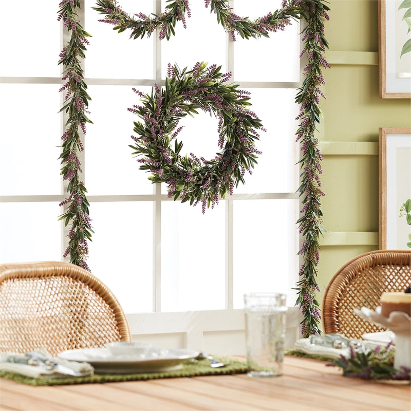 NAPA Home & Garden, LAVENDER WREATH 16",N2GP06