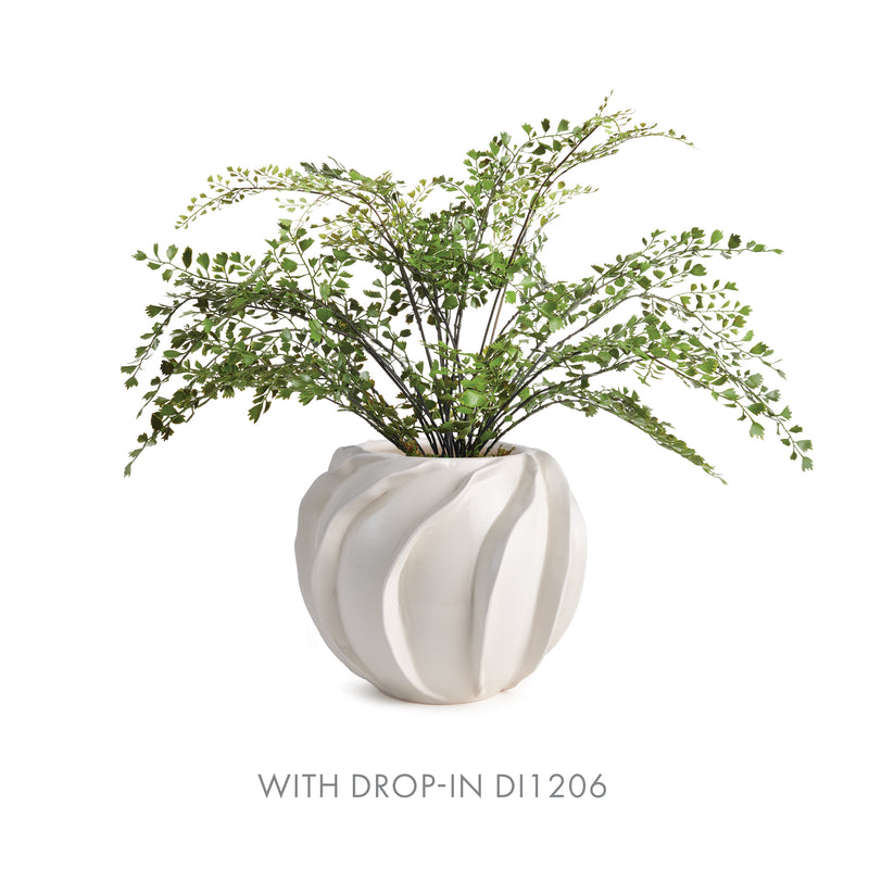 NAPA Home & Garden, ONDULATA CACHEPOT,N2MG22WH