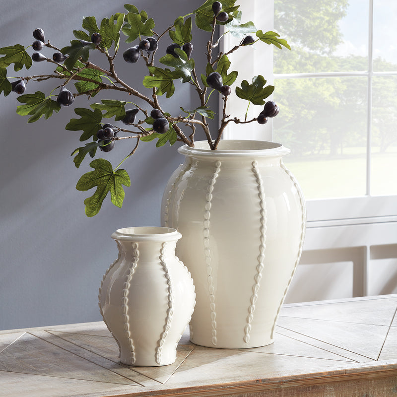 NAPA Home & Garden, POSITANO VASE,N2MP17WH