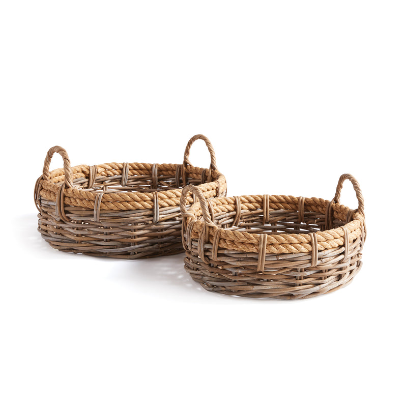 NAPA Home & Garden, SONOMA LOW BASKETS, SET OF 2,N2RT06