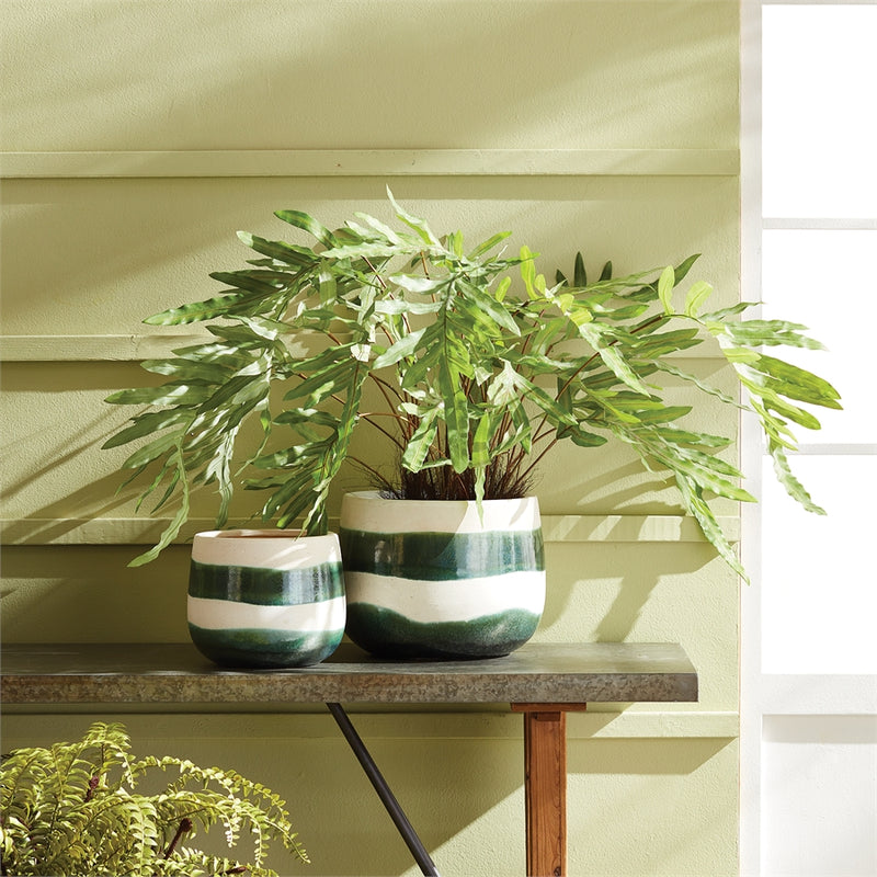 Napa Home Garden, LIA HAND-PAINTED POTS ,SET OF 2,n2sr02