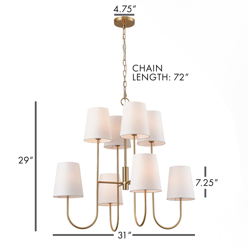 NAPA Home & Garden, KINLEY CHANDELIER,N2TB02