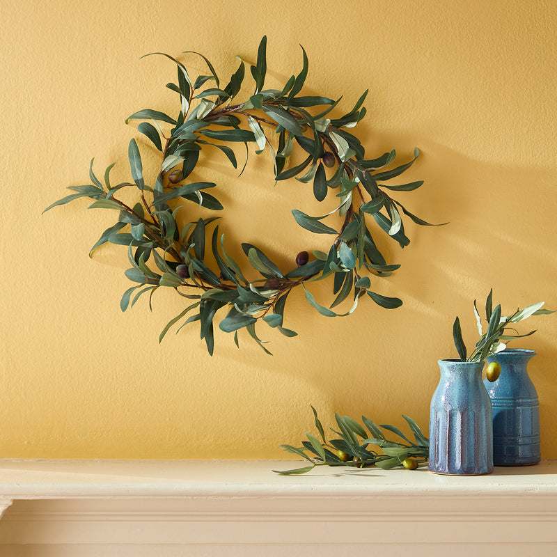 NAPA Home & Garden, OLIVE WREATH WITH OLIVES 16",N2TP01