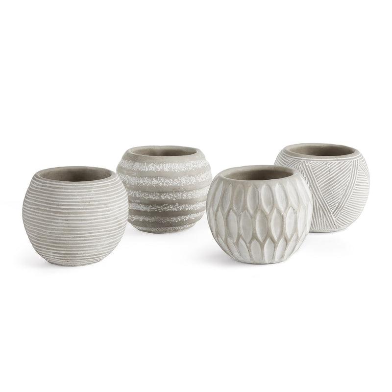 NAPA Home & Garden, OCTAVIA POTS, SET OF 4,N2YG03