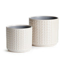 NAPA Home & Garden, GABLE POTS, SET OF 2,N2YG08WH