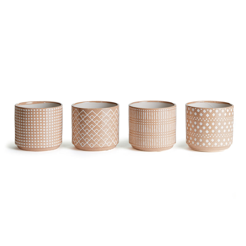 NAPA Home & Garden, CHASE POTS, SET OF 4,N2YG11BR