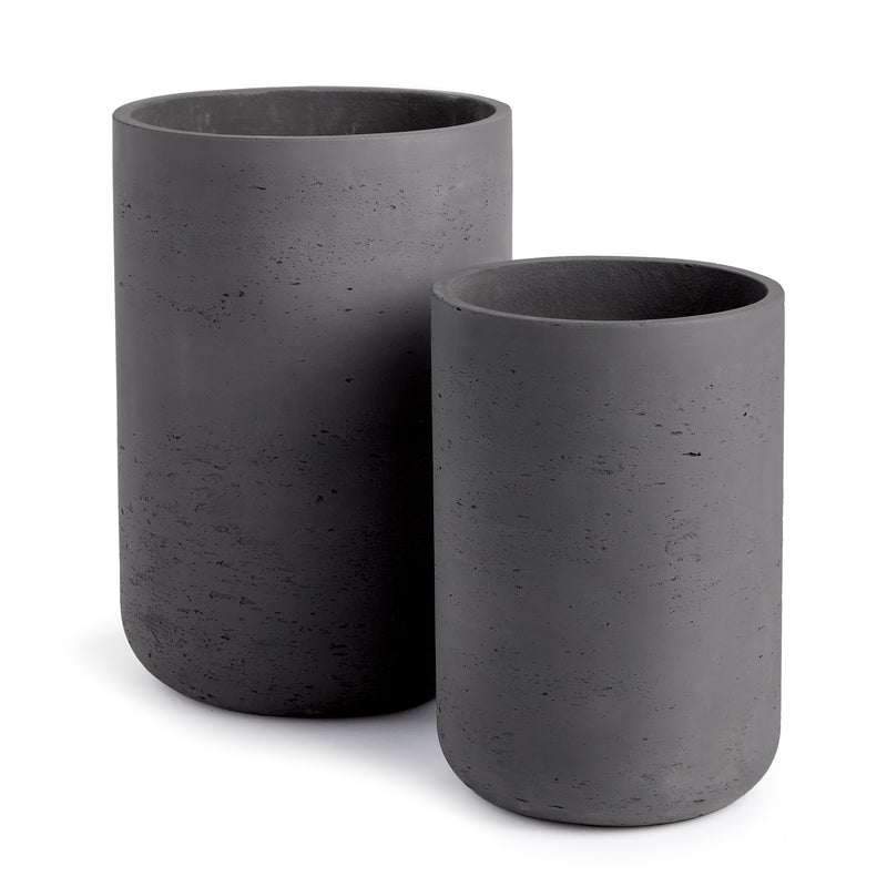 NAPA Home & Garden, CONCRETELITE TERRANEA TALL POTS, SET OF 2,N3AC05BK