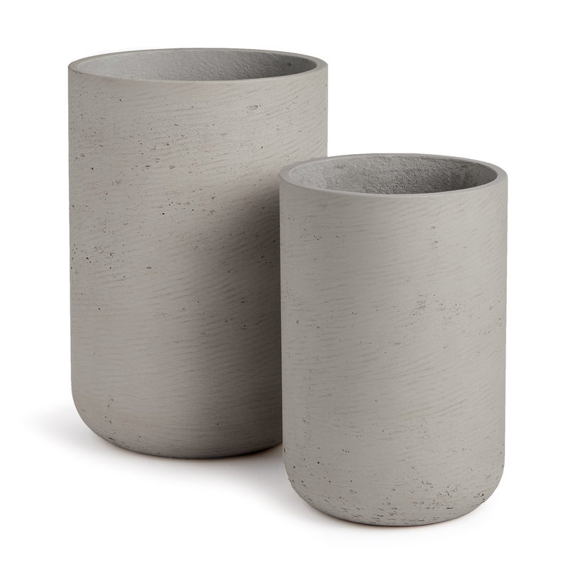 NAPA Home & Garden, CONCRETELITE TERRANEA TALL POTS, SET OF 2,N3AC05GY