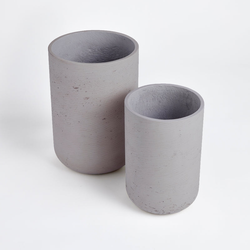 NAPA Home & Garden, CONCRETELITE TERRANEA TALL POTS, SET OF 2,N3AC05GY