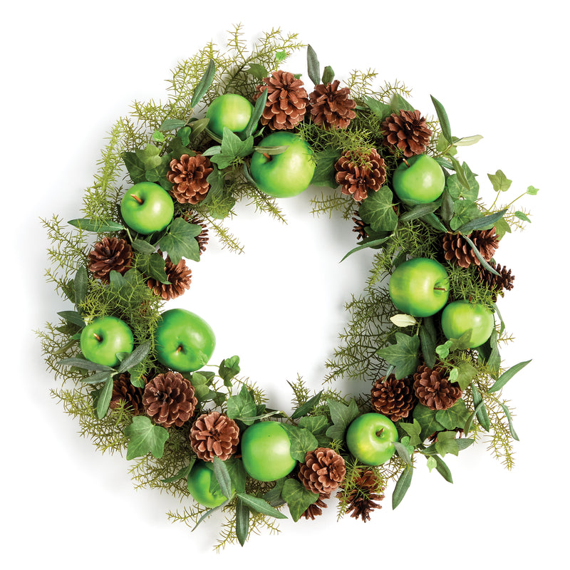 NAPA Home & Garden, APPLE & MIXED BOTANICALS WREATH 24",N3CC20