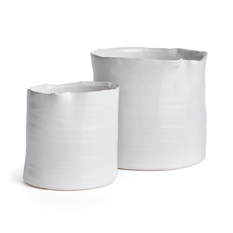 NAPA Home & Garden, ALVA POTS, SET OF 2,N3CH13WH