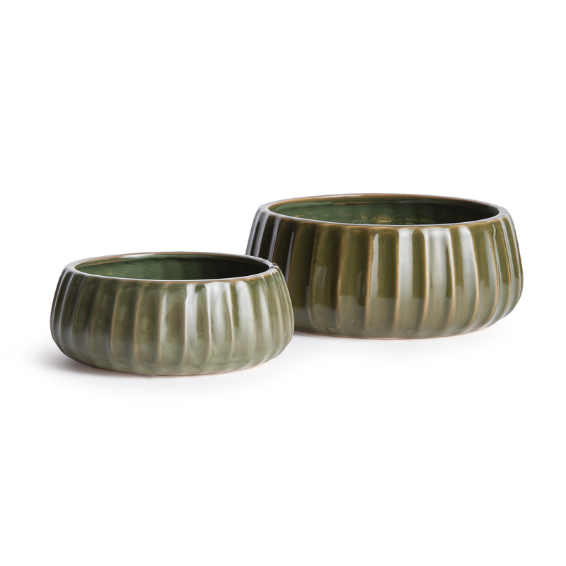 NAPA Home & Garden, BRITTANI DECORATIVE LOW BOWLS, SET OF 2,N3DJ17GR