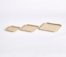 NAPA Home & Garden, DEZI SQUARE SERVING TRAYS, SET OF 3,N3DK35