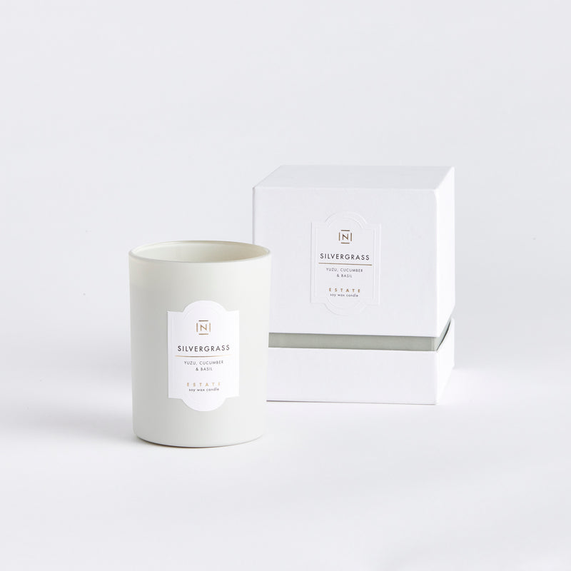 NAPA Home & Garden, ESTATE SOY WAX CANDLE SILVERGRASS,N3EC05