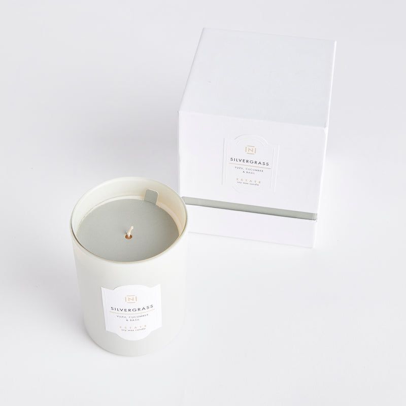 NAPA Home & Garden, ESTATE SOY WAX CANDLE SILVERGRASS,N3EC05