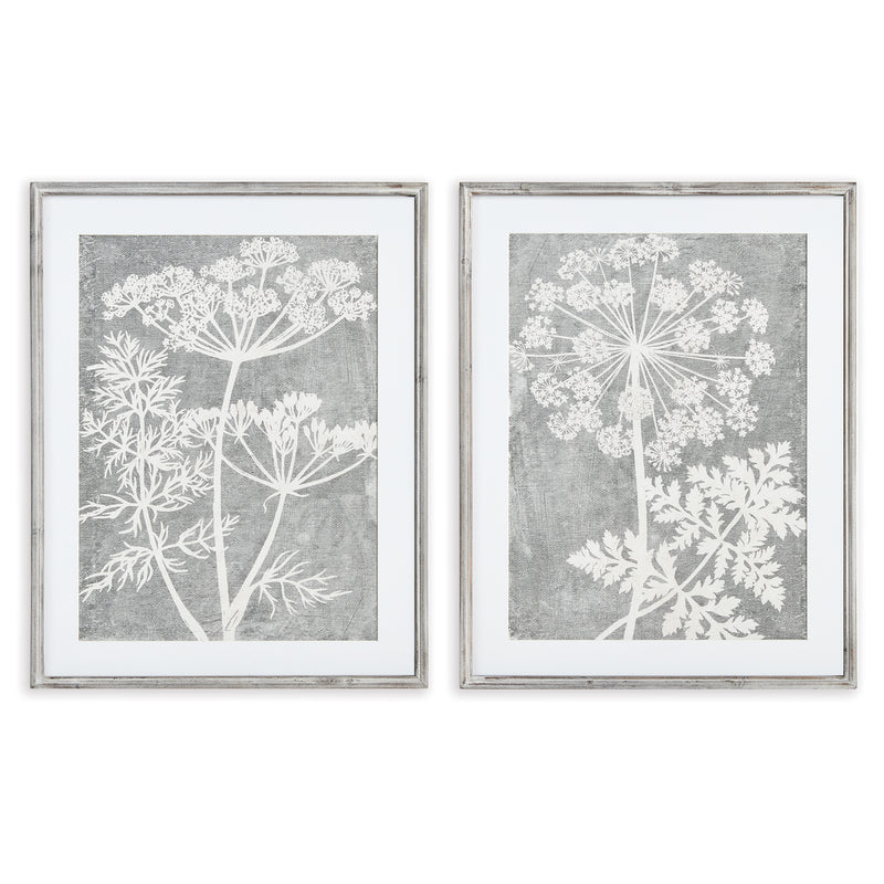 NAPA Home & Garden, BLOOMING QUEEN ANNE'S LACE PRINTS, SET OF 2,N3NH30