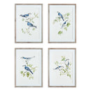 NAPA Home & Garden, BLUE BIRDS PRINTS, SET OF 4,N3NH35