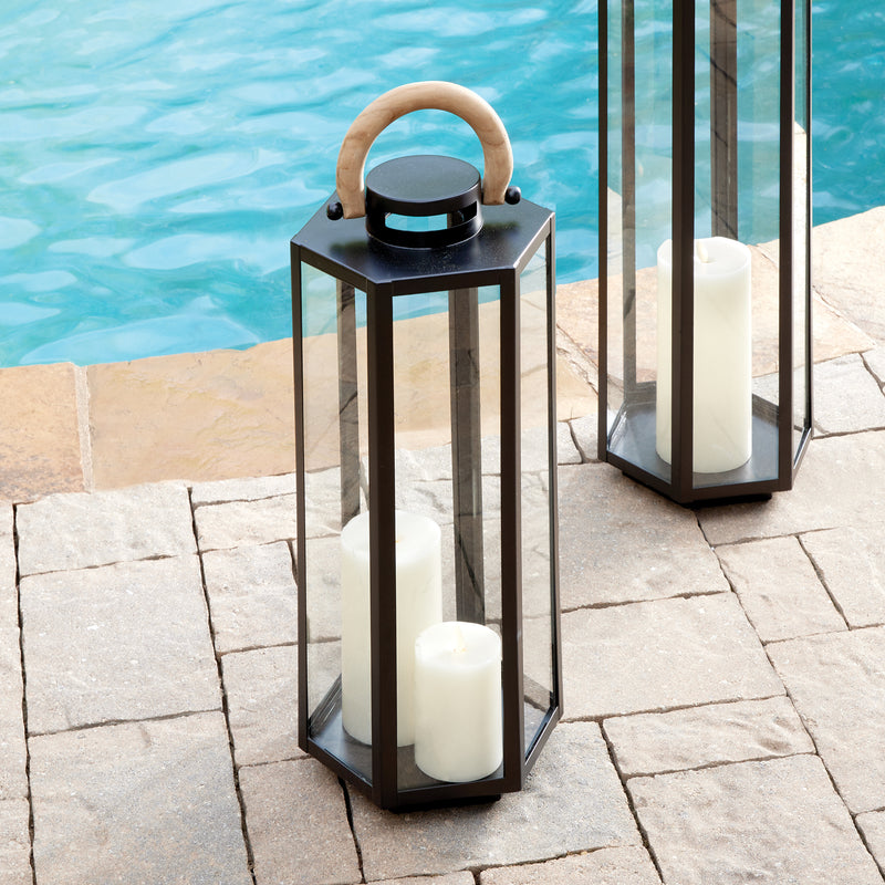 NAPA Home & Garden, DOCKSIDE OUTDOOR LANTERN LARGE,N3PX03BK