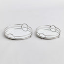 NAPA Home & Garden, HUDSON MIRRORED TRAYS, SET OF 2,N3TY200SV
