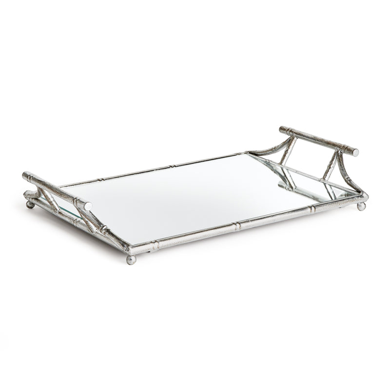 NAPA Home & Garden, DAPHNE MIRRORED TRAY WITH HANDLES,N3TY405SV