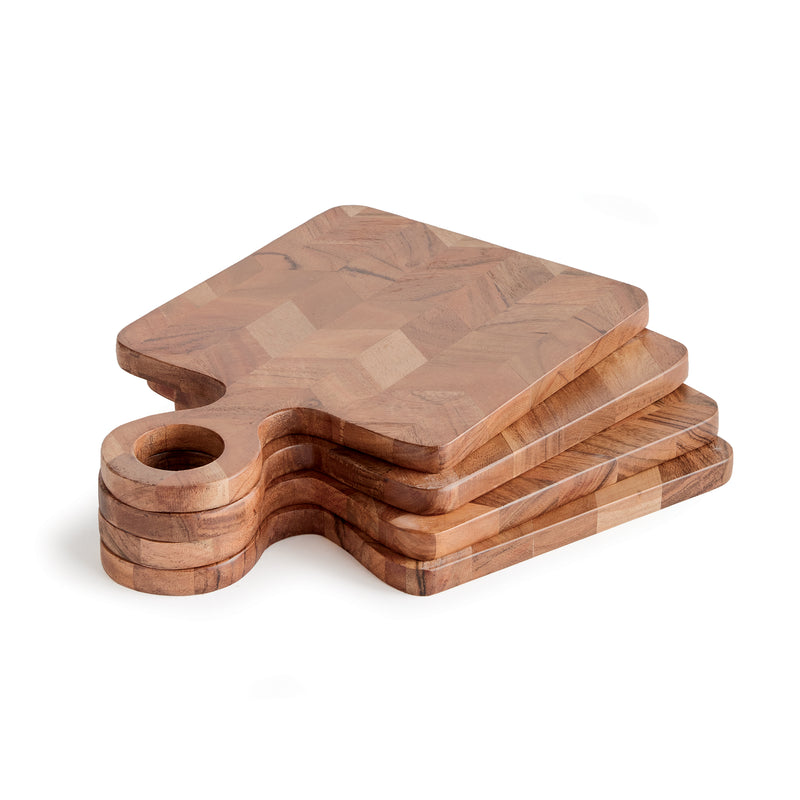 NAPA Home & Garden, RENATA MINI SERVING BOARDS, SET OF 4,N4ES02