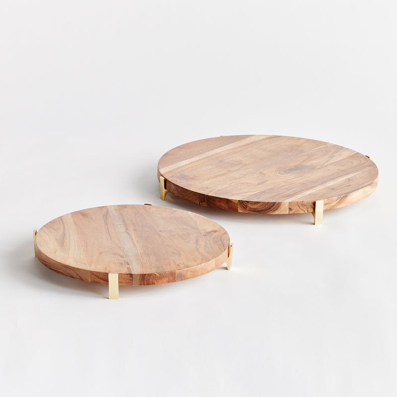 NAPA Home & Garden, CHERIE ROUND SERVING BOARDS, SET OF 2,N4ES03