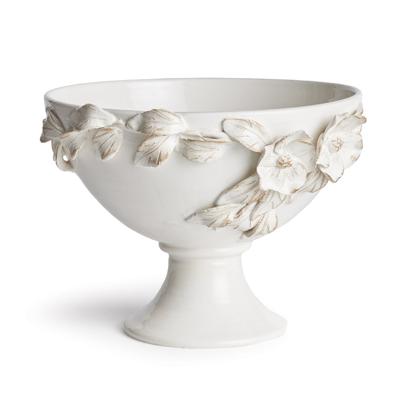 NAPA Home & Garden, FIORI DECORATIVE FOOTED BOWL,N4MG49