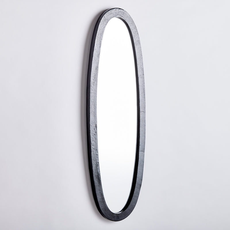 NAPA Home & Garden, LAMELLE OVAL MIRROR,N4ML400BK