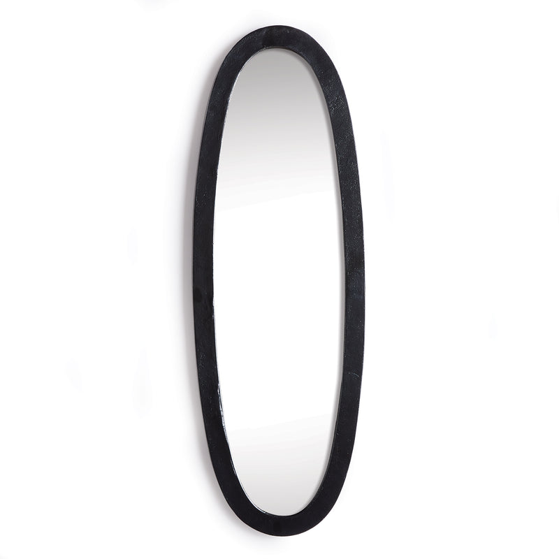 NAPA Home & Garden, LAMELLE OVAL MIRROR,N4ML400BK