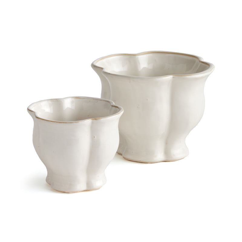 NAPA Home & Garden, MORENA POTS, SET OF 2,N4NG23WH