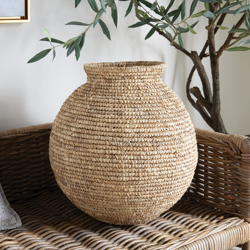 NAPA Home & Garden, REMI WOVEN VASE LARGE,N4NV15