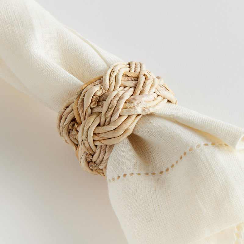 NAPA Home & Garden, ABACA FRENCH BRAIDED NAPKIN RING,N4TD07