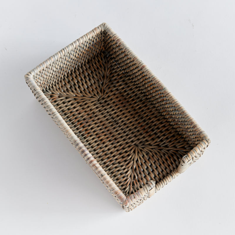 NAPA Home & Garden, BURMA RATTAN RECTANGULAR GUEST NAPKIN HOLDER,N4TN222GY