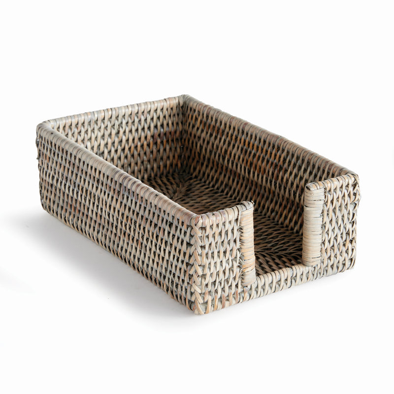 NAPA Home & Garden, BURMA RATTAN RECTANGULAR GUEST NAPKIN HOLDER,N4TN222GY