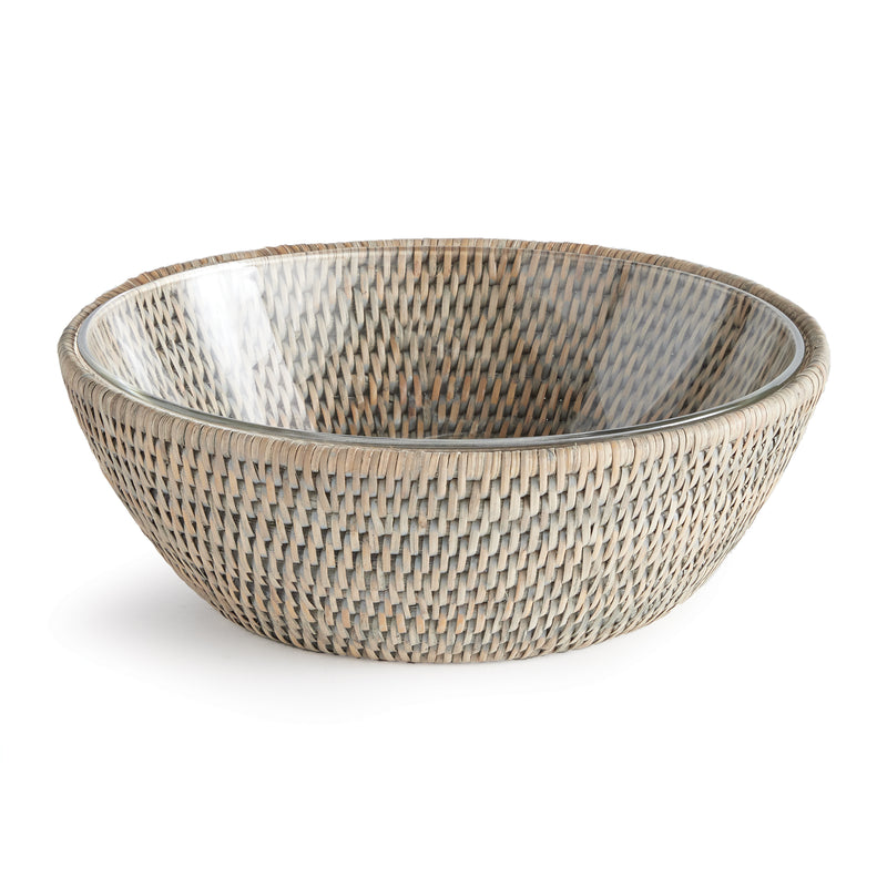 NAPA Home & Garden, BURMA RATTAN SERVING BOWL 10.75",N4TN248GY