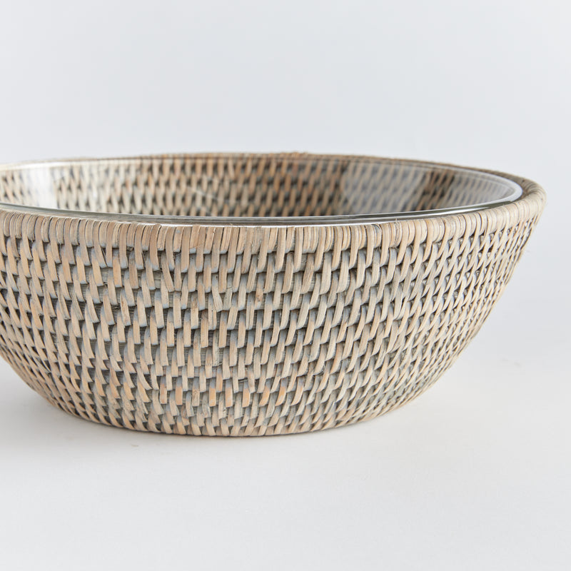 NAPA Home & Garden, BURMA RATTAN SERVING BOWL 10.75",N4TN248GY