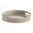 NAPA Home & Garden, BURMA RATTAN ROUND SERVING TRAY