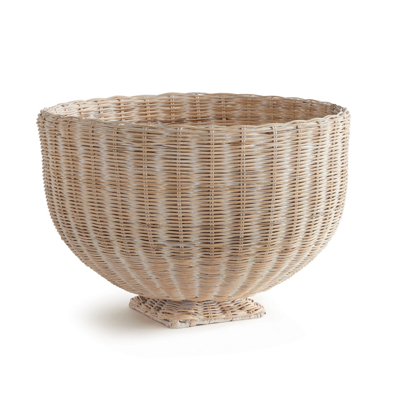 NAPA Home & Garden, CHARLESTON RATTAN FOOTED BOWL,N4YM01