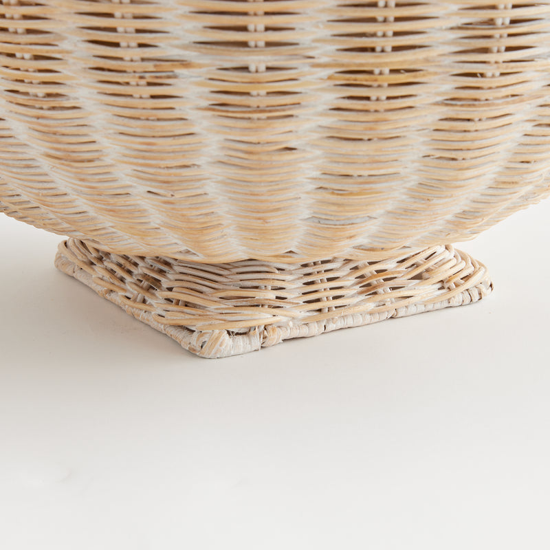 NAPA Home & Garden, CHARLESTON RATTAN FOOTED BOWL,N4YM01